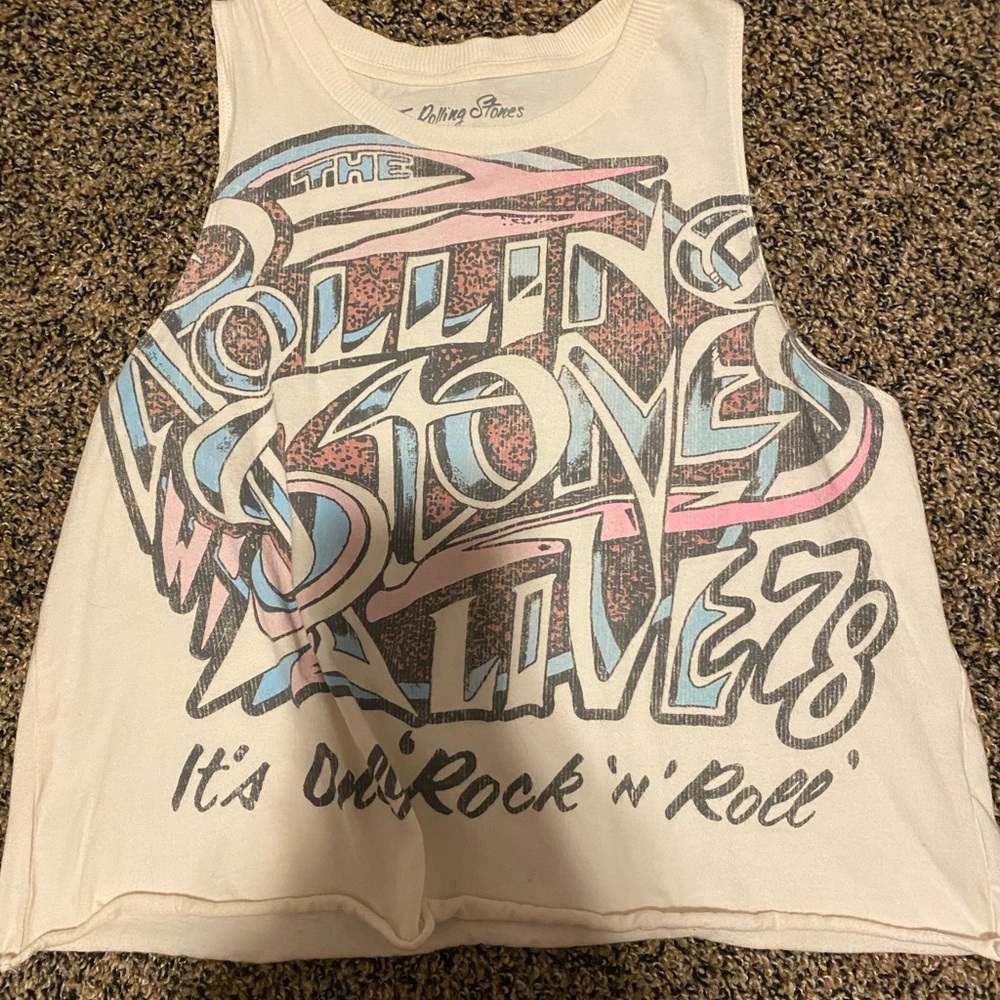 American eagle Rolling Stones tank top